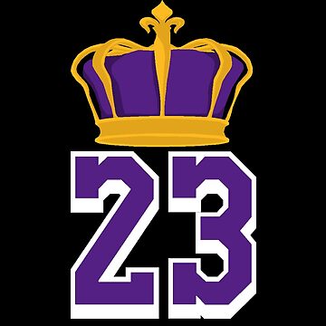 King Lebron James 23 Sticker by patrickstar1337