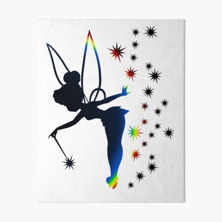 Item preview, Rainbow Tinkerbell Sillhouette designed and sold by ijsw.