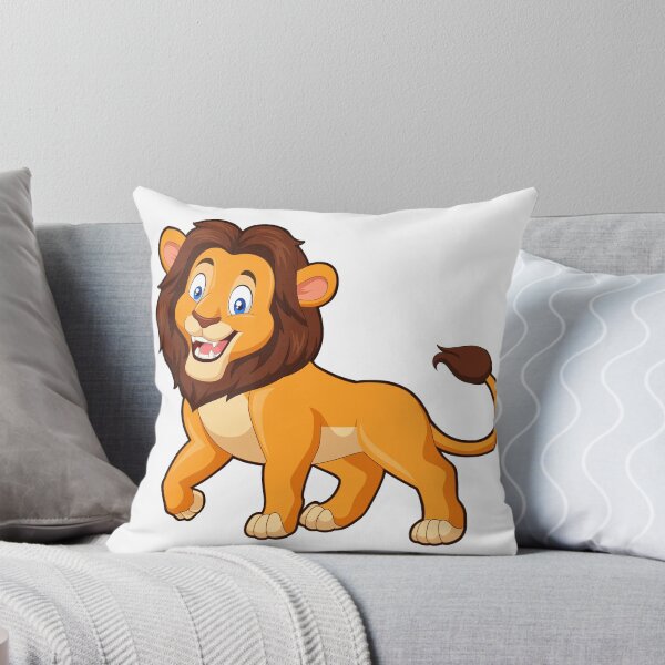 Item preview, Cute Cartoon Lion Prancing designed and sold by animejones.