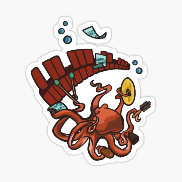 Auxiliary Octopus  Sticker