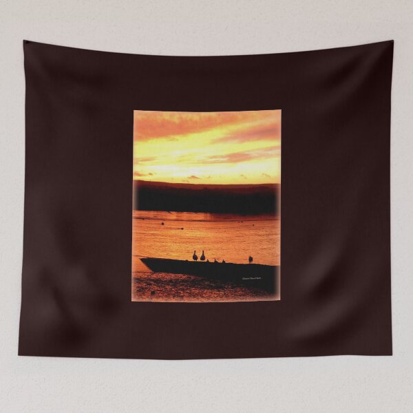 Item preview, Sunset Geese designed and sold by Charmiene Maxwell-Batten.