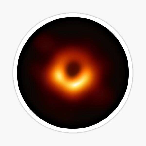 First Image of a Black Hole - Event Horizon Telescope Sticker