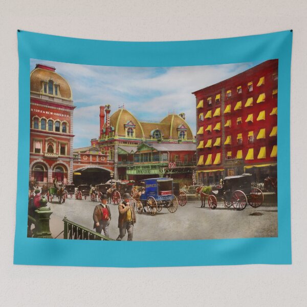 Item preview, City - NY - The Grand Central Depot 1890 designed and sold by Mike Savad Photography.