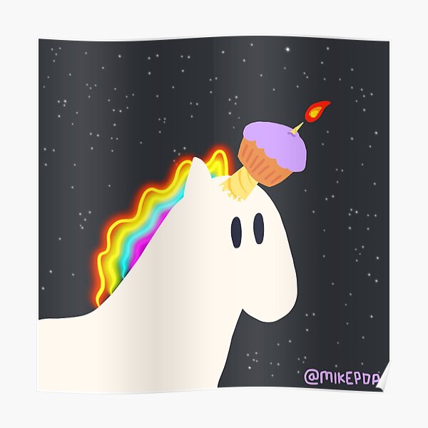 Unicorn Birthday Poster