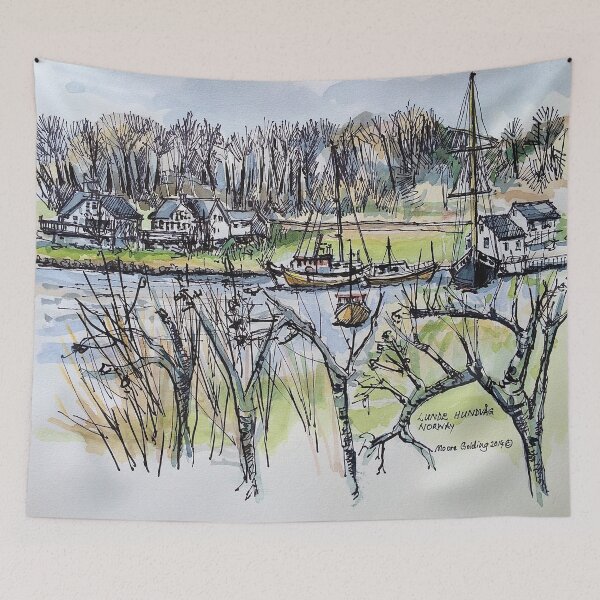 Item preview, Hundvåg, Norway© designed and sold by Elizabeth Moore Golding.