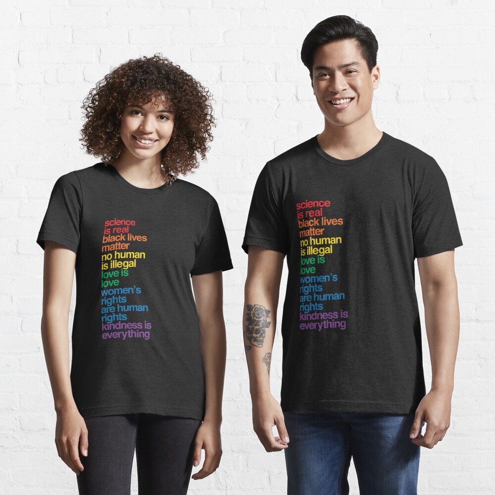 Science is Real Black Lives Matter Essential T-Shirt
