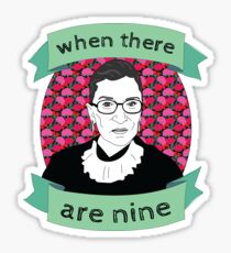 RBG wenn es neun gibt Sticker