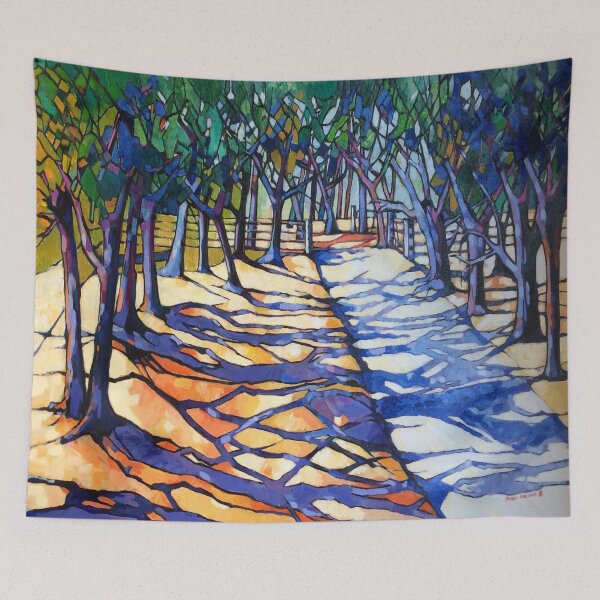 Item preview, The old Stockroute Kensington #2 oil on composition board designed and sold by Elizabeth Moore Golding.