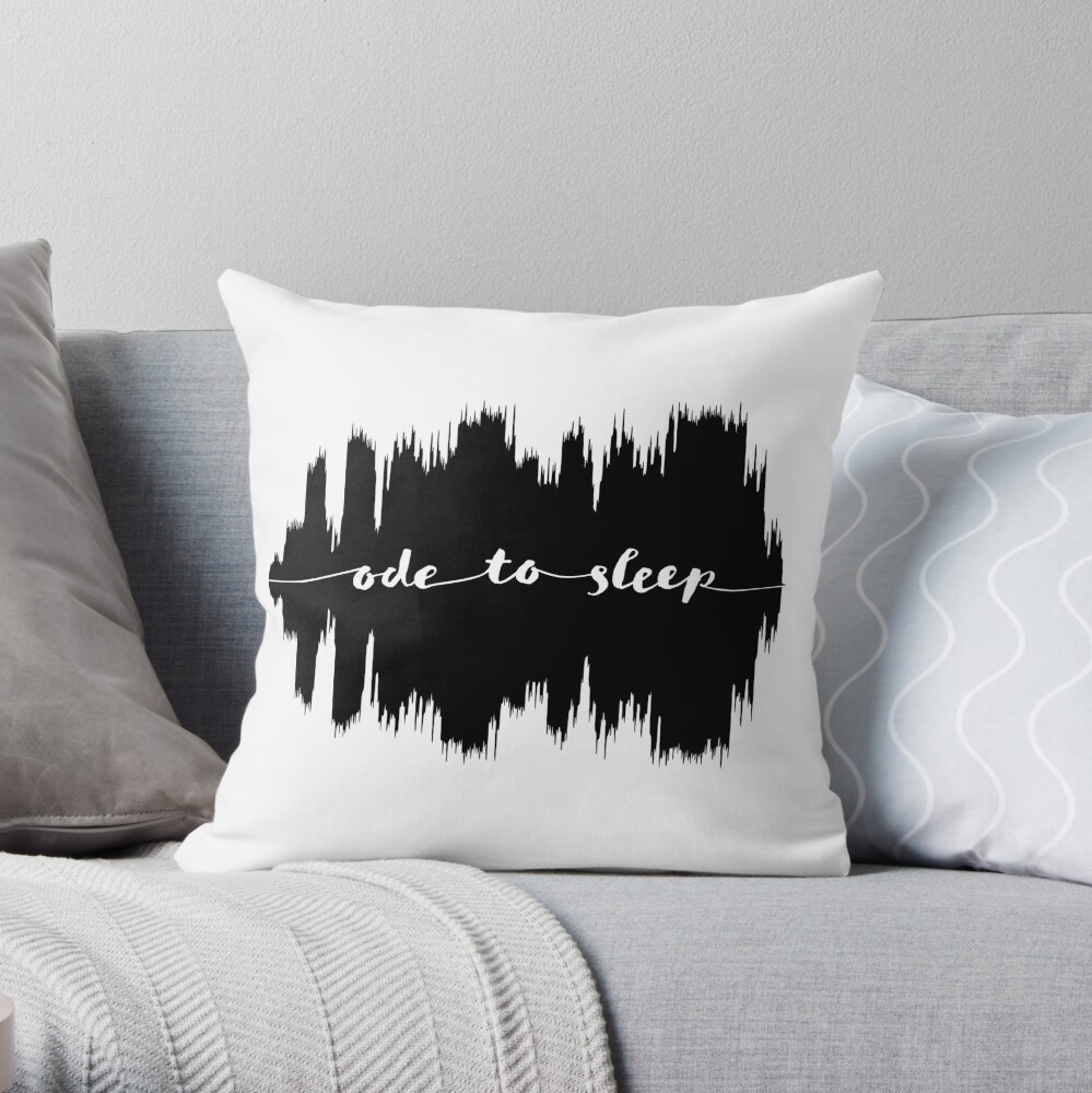 Best Of Popularity Ode to Sleep soundwave Throw Pillow by ChasingSPN TP-7I123W58