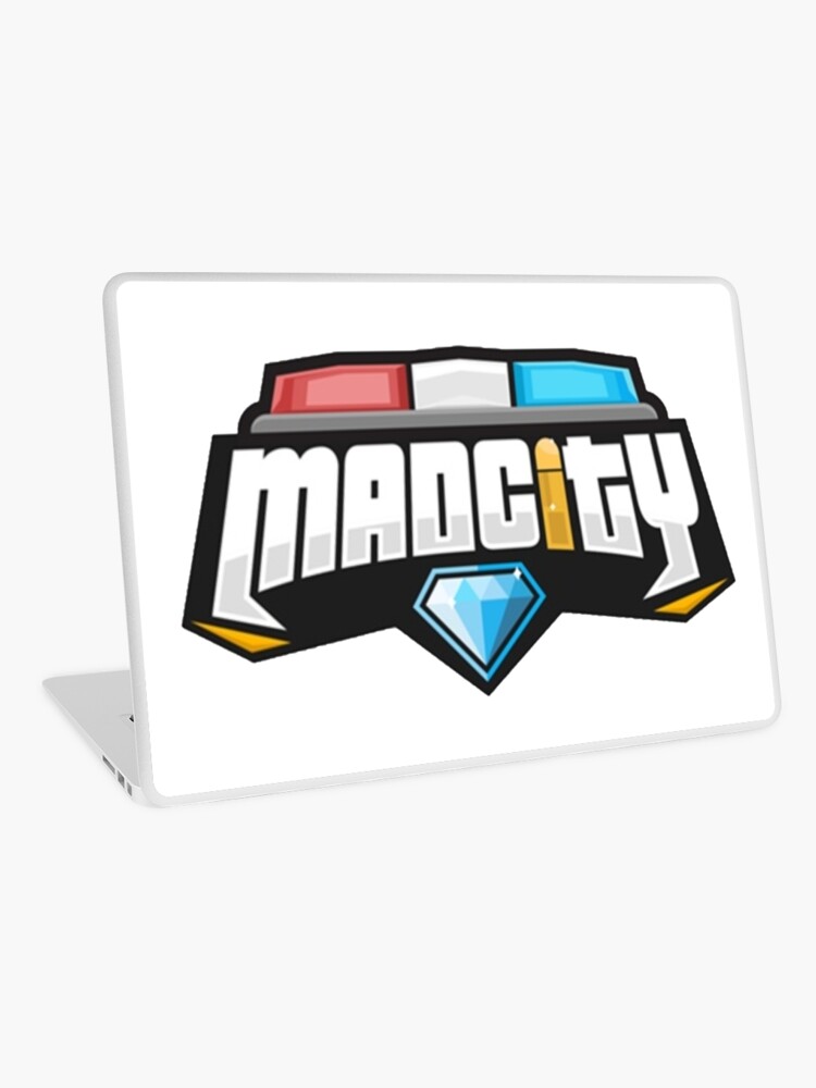 Madcity Laptop Skin By Lukaslabrat Redbubble - roblox logo remastered floor pillow by lukaslabrat redbubble