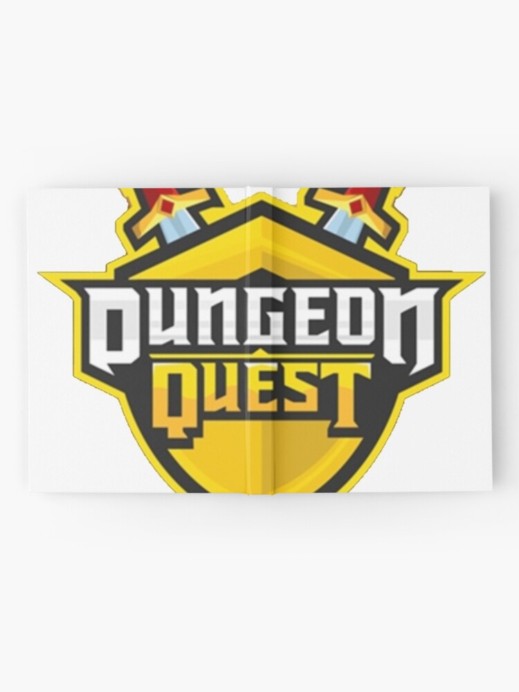 Dungeon Quest Hardcover Journal By Lukaslabrat Redbubble - dungeon quest roblox youtube