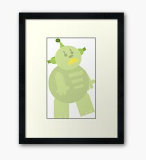 Green Bot Framed Print