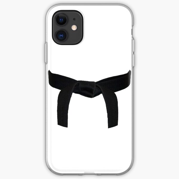 Martial Arts Black Belt iPhone Soft Case