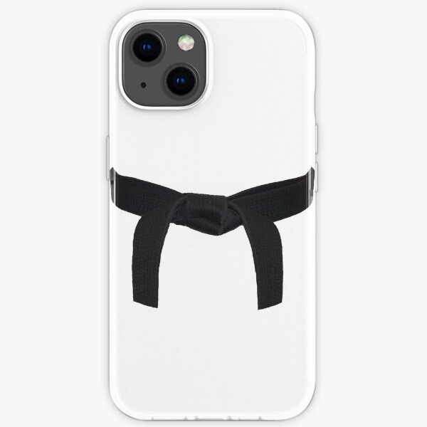 Martial Arts Black Belt iPhone Soft Case