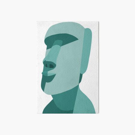 Moai Meme Art Board Prints for Sale