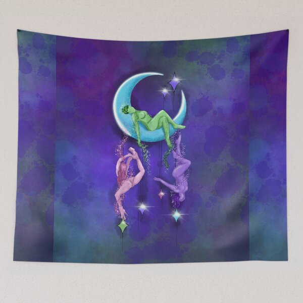 Item preview, Aerial Goddesses designed and sold by Strange Familiar Art & Design.