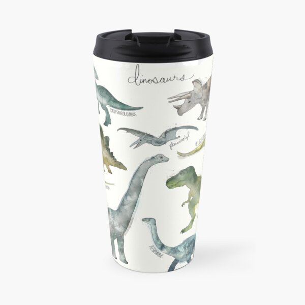 Dinosaurios Taza de café de viaje