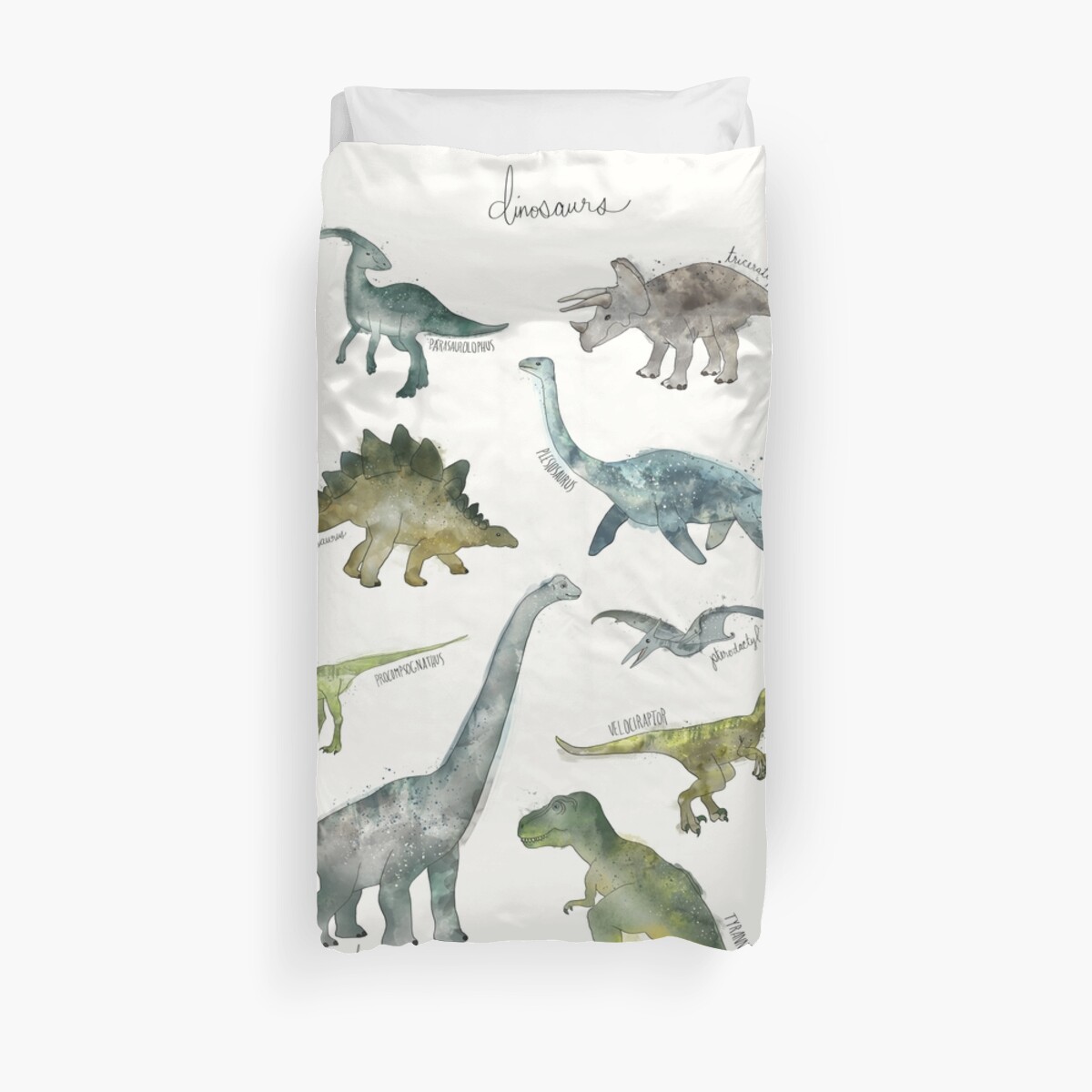 "Dinosaurs" Duvet Cover by AmyHamilton Redbubble