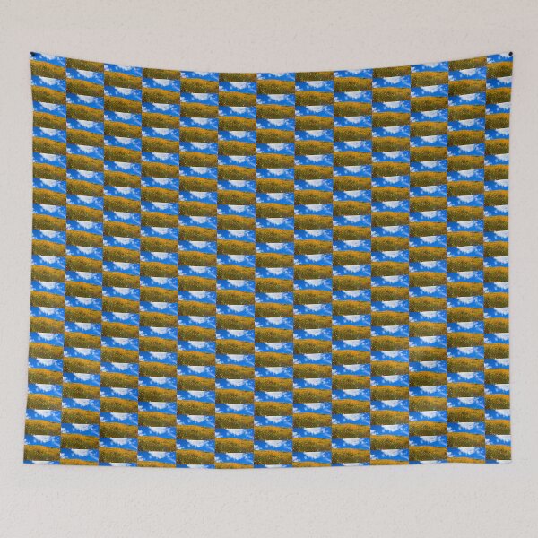 Item preview, California Poppies Blue Sky designed and sold by plantlegend.