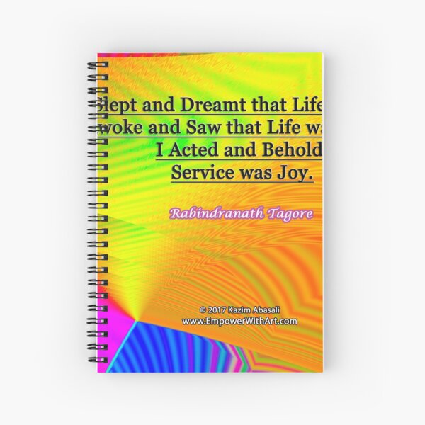 I Slept and Dreamt Spiral Notebook