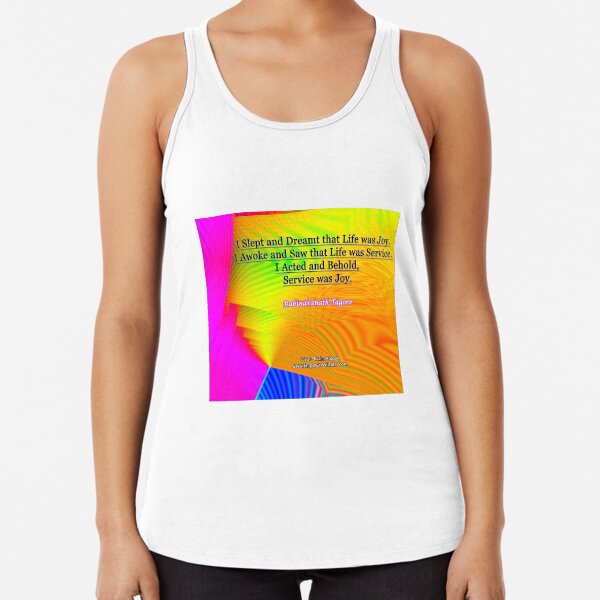 I Slept and Dreamt Racerback Tank Top