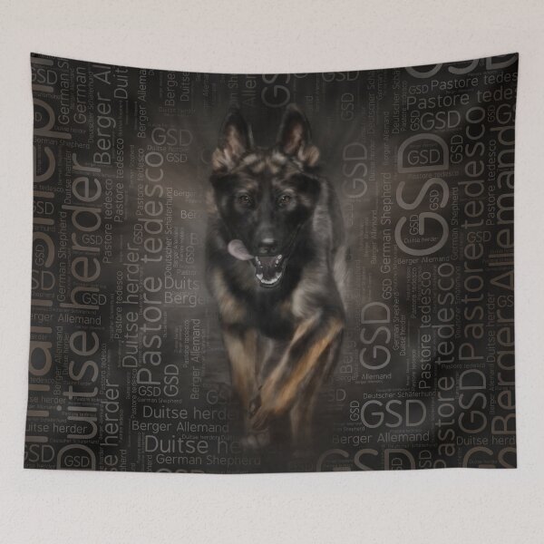 Item preview, German Shepherd Dog - Working line Word Art designed and sold by k9printart.