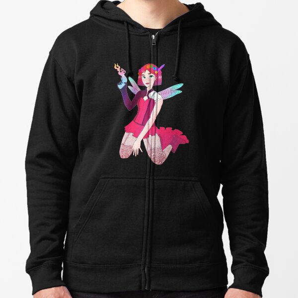 The Dragonfly, protector of the fairy kingdom. Zipped Hoodie