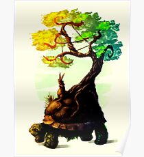 Schildkröte und der Hase Poster