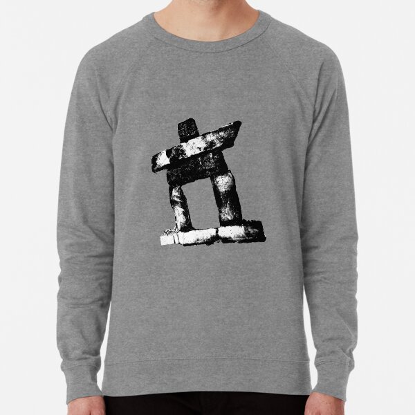 Canada rock man -BLACK- Lightweight Sweatshirt