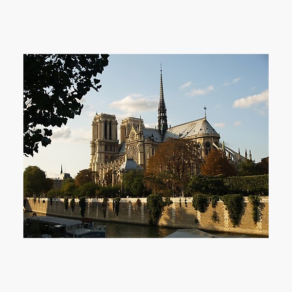Notre Dam de Paris from the Seine Photographic Print