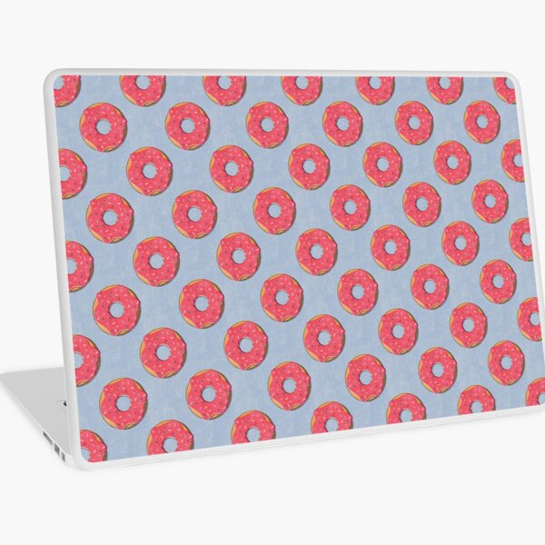 FAST FOOD / Donut - pattern Laptop Skin