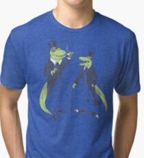 Tea Rex and Velo Sir Raptor Tri-blend T-Shirt