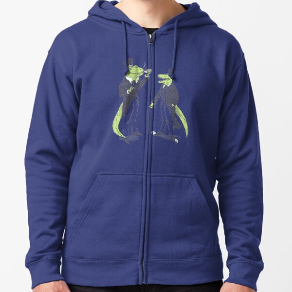 Tea Rex and Velo Sir Raptor Zipped Hoodie