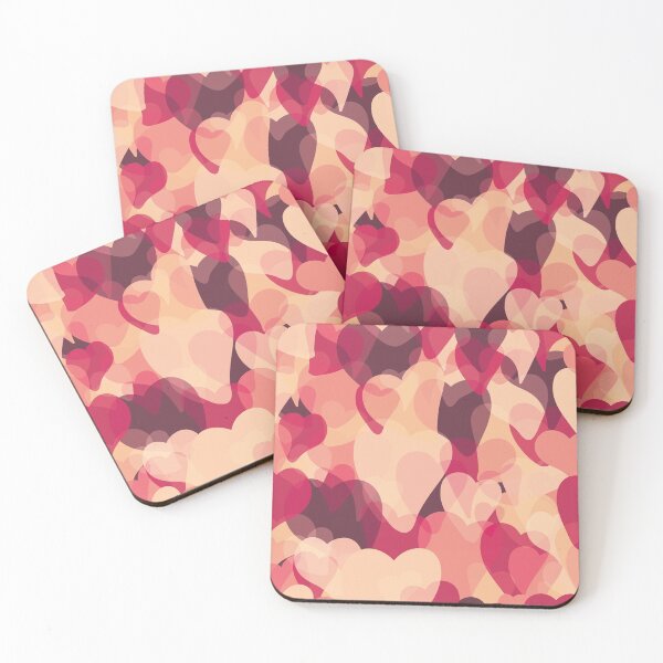 Item preview, stacked hearts in a symphony of red designed and sold by Marlene Wagenhofer.
