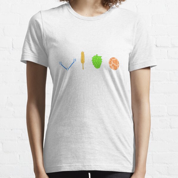 Water, Barley, Hops, Yeast Essential T-Shirt