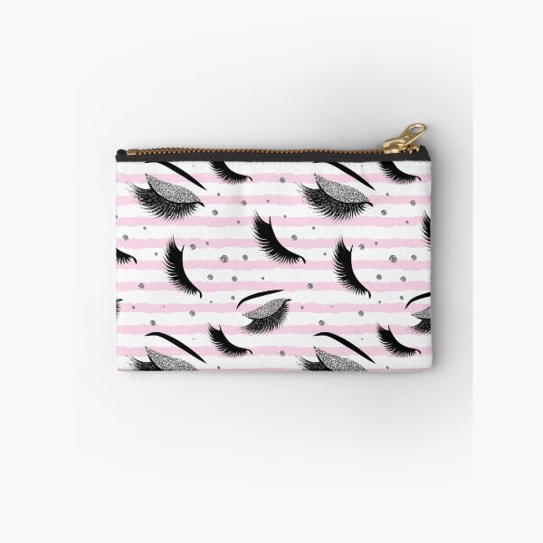 Item preview, Silver Lashes Seamless Pattern with glitter effect designed and sold by sashica.