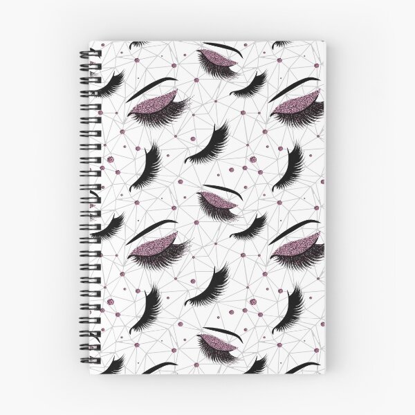 Item preview, Burgundy Lashes Seamless Pattern with glitter effect designed and sold by sashica.