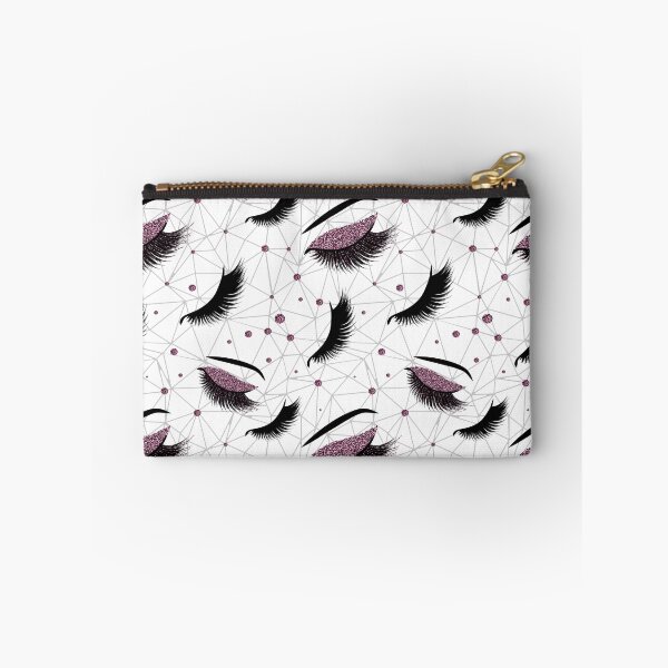 Item preview, Burgundy Lashes Seamless Pattern with glitter effect designed and sold by sashica.
