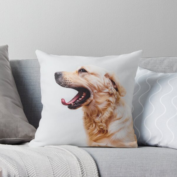 Item preview, Cute golden retriever yawning designed and sold by Duc, Dang Nguyen.