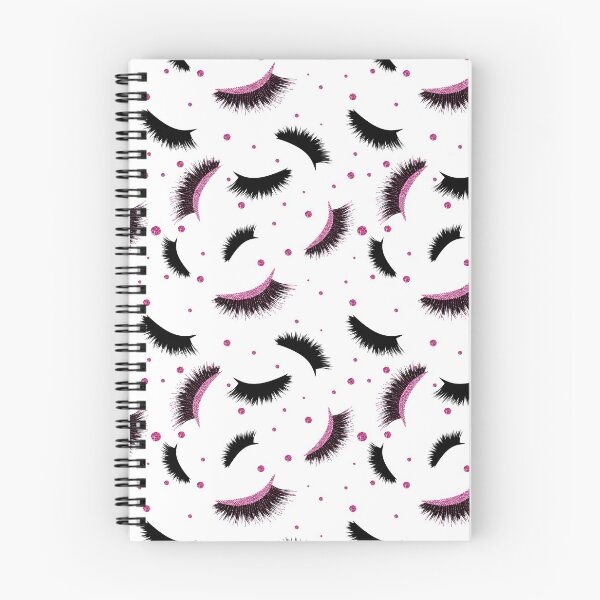 Item preview, Pink Lashes Seamless Pattern with glitter effect designed and sold by sashica.