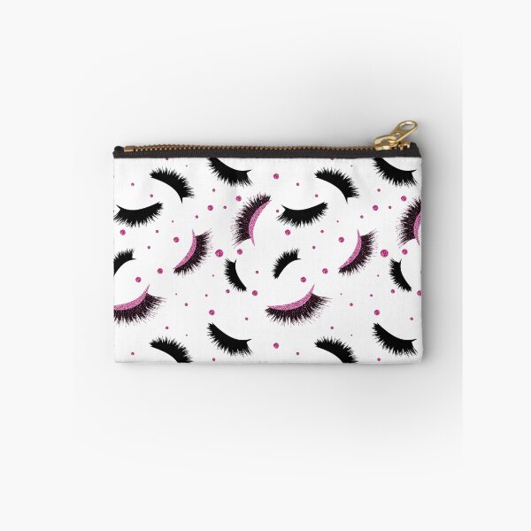 Item preview, Pink Lashes Seamless Pattern with glitter effect designed and sold by sashica.