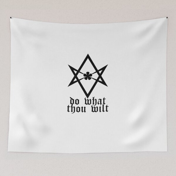 Item preview, Do What Thou Wilt - Unicursal Hexagram designed and sold by artpirate.