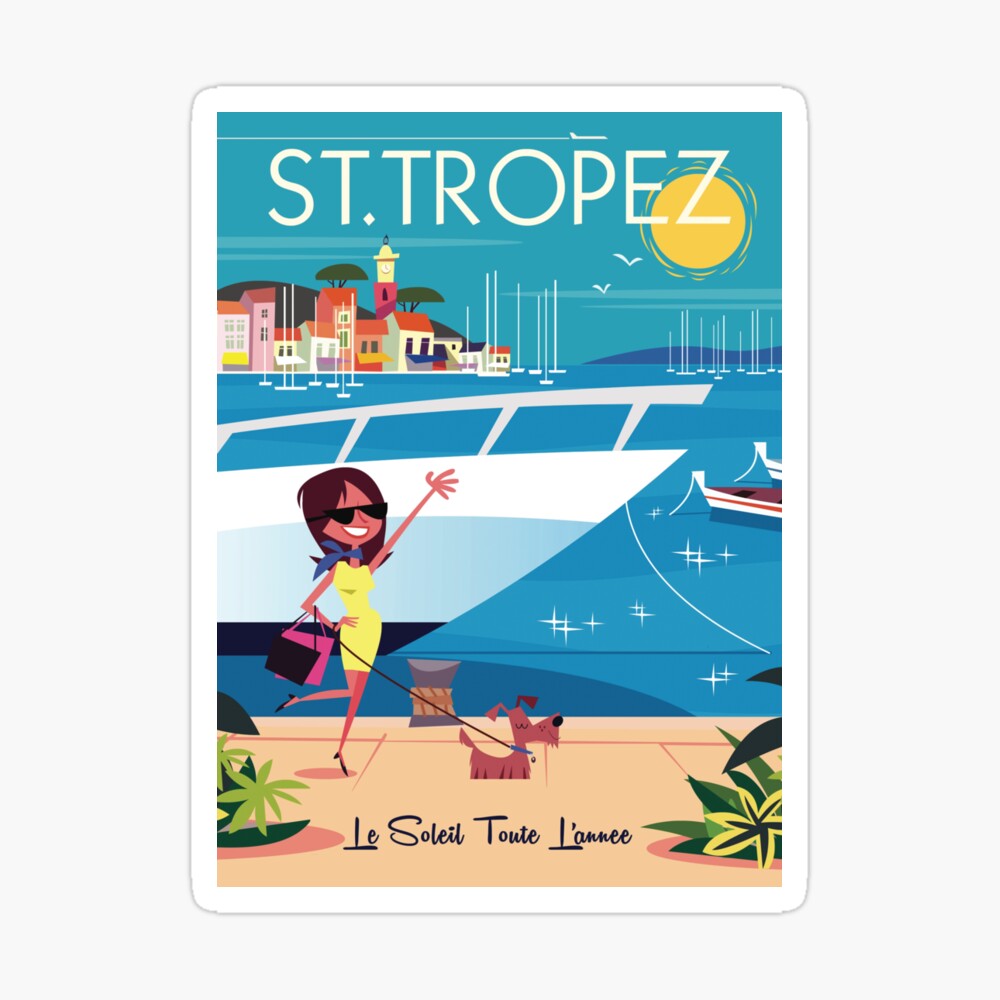 Vintage poster Et Saint-Tropez créa la Nioulargue 1993