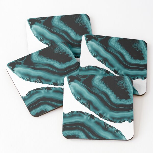 Item preview, Dark Turquoise Agate #1 #gem #decor #art designed and sold by Anita's & Bella's Art.