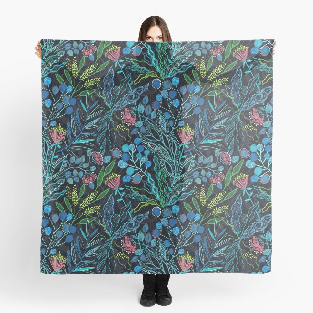Australian plants and flowers Scarf