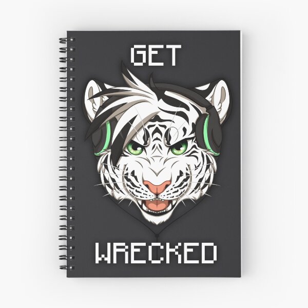 Item preview, GET WRECKED - White Tiger designed and sold by 8Bit-Paws.