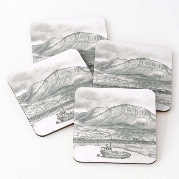 Item preview, View of Cader Idris from Barmouth designed and sold by mindgoop.