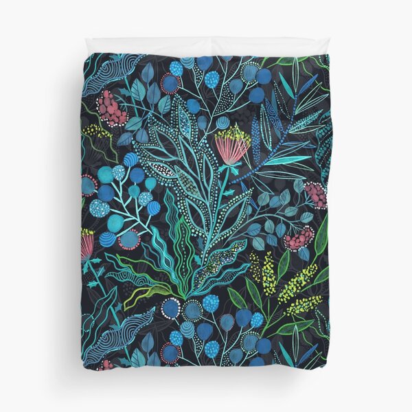 Australian plants and flowers Duvet Cover