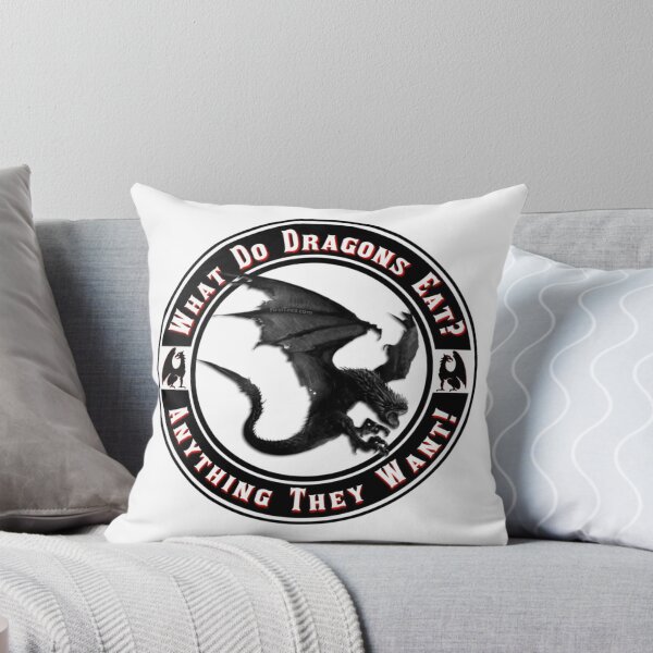 Aperçu de l'œuvre Que mangent les dragons créée et vendue par Humorous  Teeshirts.