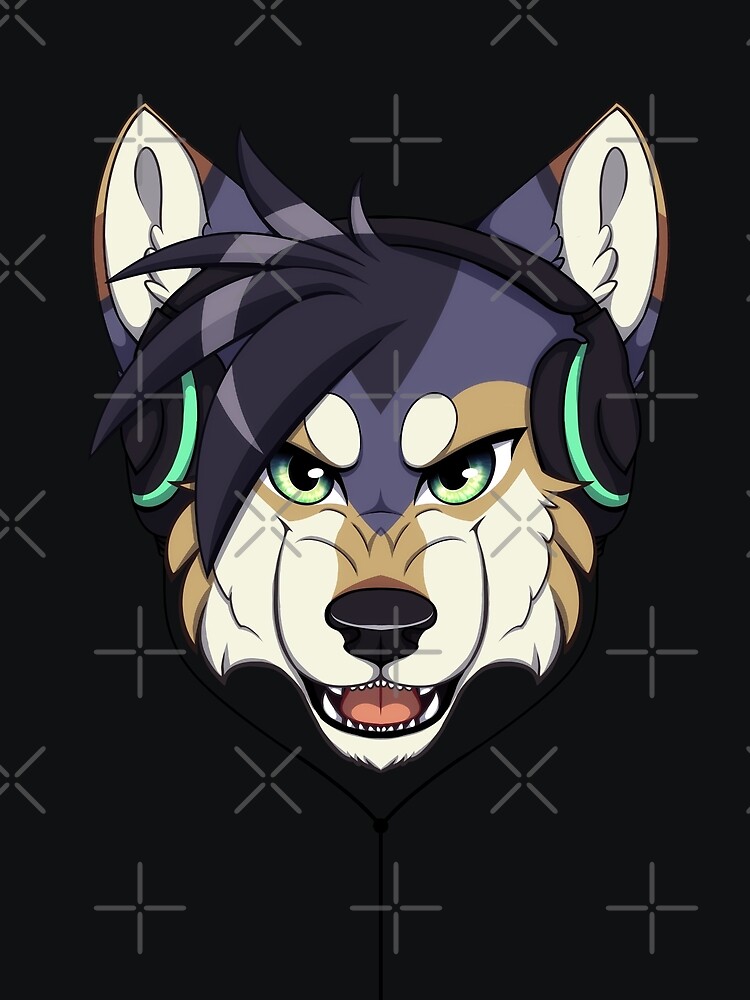 Headphone Wolf By 8bit Paws Redbubble 0914